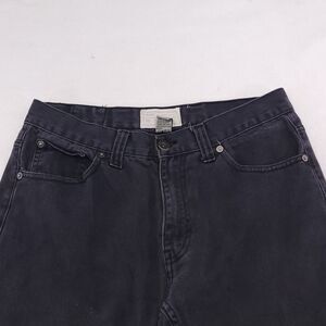 Alexander Julian Casual Button Zip Denim Dark Wash Jeans Mens Size 32x30 Black